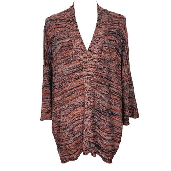 J. Jill Pure Jill Sz Large Petite Sweater Space Dyed Oversized Cotton Mature EUC - Picture 1 of 8